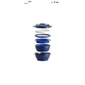Tupperware Smart Multi-Cooker Microwave Cobalt Blue, New In box
